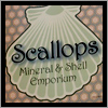 Scollops sign in Portsmouth, NH has a large format print and a varnished mahogany frame.