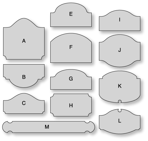 PVC sign blanks come in 1/4", 1/2" and 3/4" thickness. 